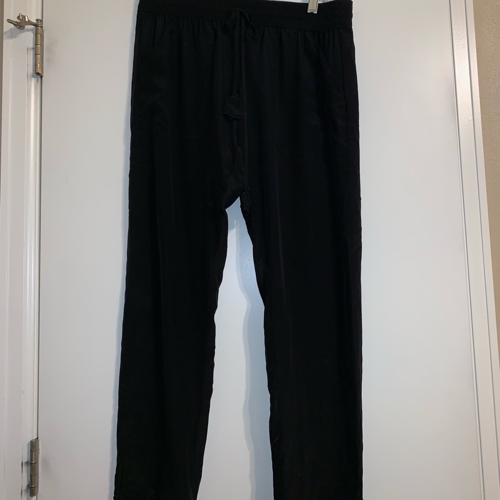 Calypso black cropped pants